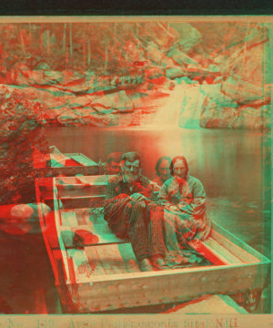 Arctic Philosopher and Wife in the Pool, Franconia Mts., N.H. [ca. 1870] 1858?-1890?