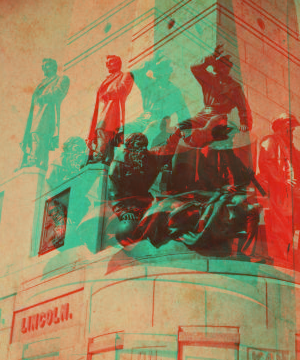 National Lincoln Monument, Springfield, Illinois. Naval group of statuary. 1870?-1917