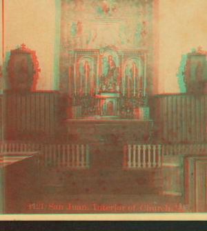 San Juan, interior of church. 1870?-1885?