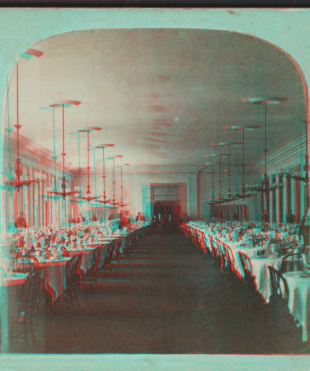 Dining Room of Grand Union Hotel. [ca. 1875] [1858?-1905?]