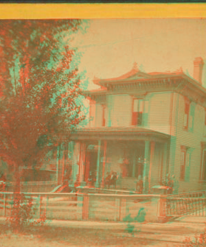 Residence of Charles Parish, Grand Rapids, Michigan. 1870?-1890? 1870-1890