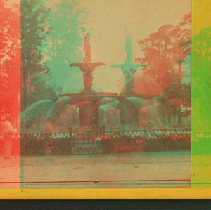 Fountain in the Park. 1867?-1900?