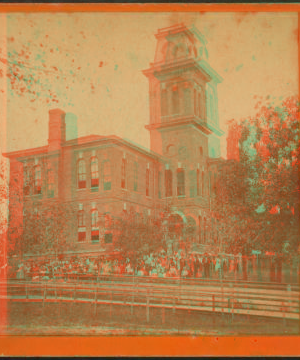 High School building, Cedar Rapids. 1868?-1885?