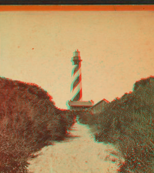 Lighthouse at St. Augustine. 1865?-1890?