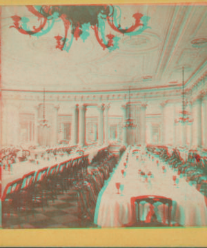 Dining Room of the 5th Avenue Hotel, N.Y. 1859?-1896