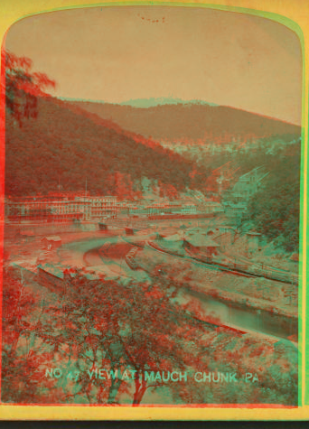 View at Mauch Chunk, Pa. 1859-1885?