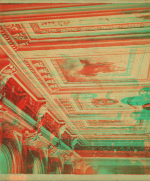 [Ceiling with murals.] 1859?-1890?