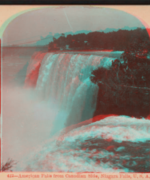 American Falls from Canadian side, Niagara Falls, U.S.A. 1893-1902