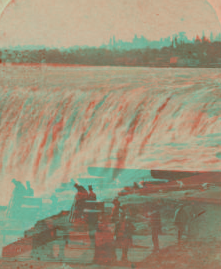 Niagara. Horse Shoe Fall from near Table Rock. 1859 1859-[1875?]