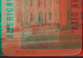 Hall of Records. [ca. 1870] [1865?-1910?]