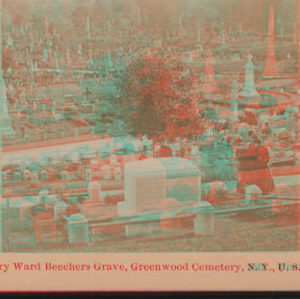 Henry Ward Beecher's grave, Greenwood Cemetery, N.Y., U.S.A. [1860?-1885?] 1891