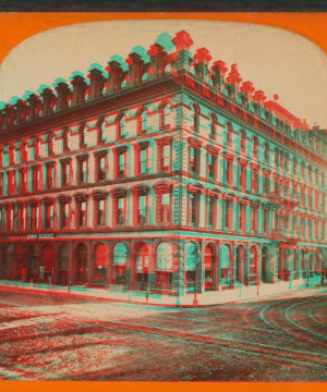 Cosmopolitan Hotel, San Francisco. [ca. 1872] 1865-1880?