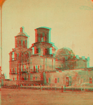 Cathedral of San Xavier del Bac near Tucson. 1864-c1903 ca. 188-