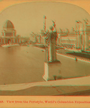 View from the Peristyle, World's Columbian Exposition. 1893