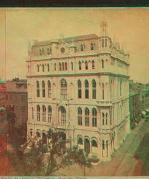 New Masonic Temple, Boston, Mass. 1867?-1875?