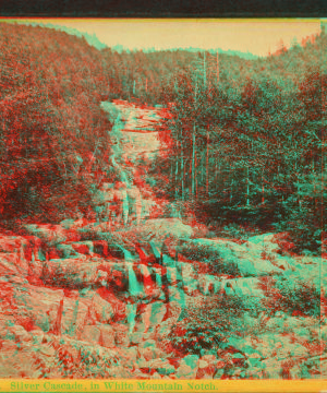 Silver Cascade in White Mountain Notch. [1858-1879] 1858?-1895?