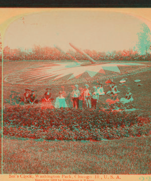 Sol's clock, Washington Park, Chicago, Ill. U.S.A. 1865?-1900?