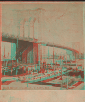 East River bridge, N.Y. City. [1867?-1910?]