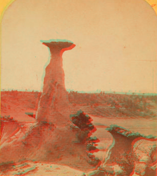 Eroded rocks, Monument Park. 1870-1871 1870