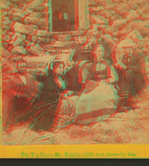 Tip Top House, Mt. Wash'n., 6285 feet above the sea. [1865-1875] 1860?-1903?