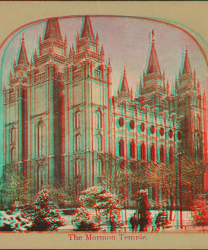 The Mormon Temple. 1865?-1910?