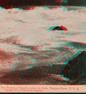 The whirlpool rapids below the falls, Niagara River, U.S.A. 1902