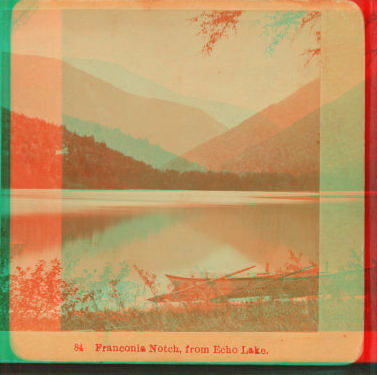 Franconia Notch, from Echo Lake. 1865?-1890?