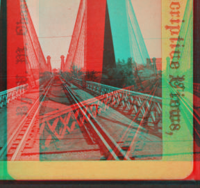 Railroad suspension bridge, &c. 1865?-1885?