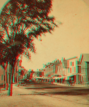 Views in Auburn. Main Street, looking up. (Androscoggin County) 1869?-1880?