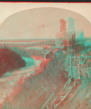 Niagara Suspension Bridge. [1858?-1862?]