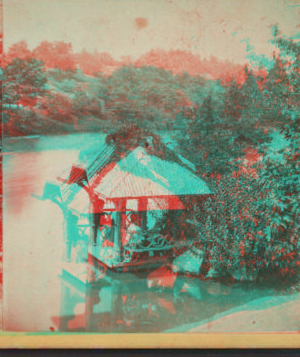 [View of a gazebo in Central Park, New York City.] [1865?-1905?]