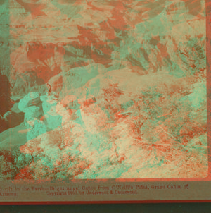 A mightly red rift in the earth - Bright Angel Canon from O'Neil's Point. c1902-1903