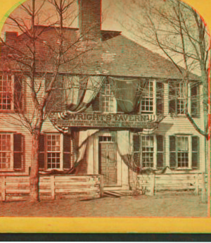 Wright's Tavern, halt of British officers upon their march into Concord. [1875?] 1859?-1900?