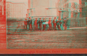 Washington Monument, Union Square. 1870?-1885?