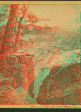 Mauch Chunk scenery, Pa. 1859-1885?