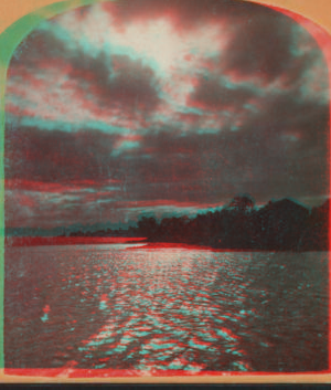 Sunset, Niagara River. [1860?-1885?]