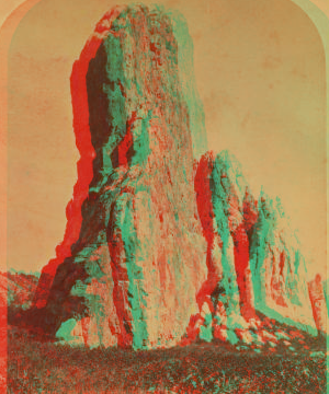 Echo Rock, Glen Eyrie. 1870?-1890?