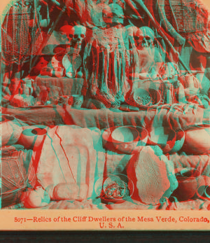 Relics of the cliff dwellers of the Mesa Verde, Colorado, U.S.A. c1898 1870?-1898