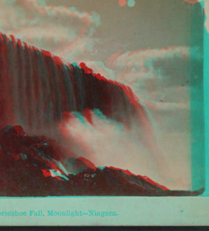 Horseshow Fall, moonlight, Niagara. 1865?-1880?