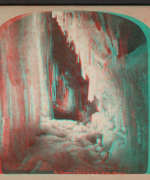 Interior of the Cave of the Winds, Niagara. 1860?-1895?