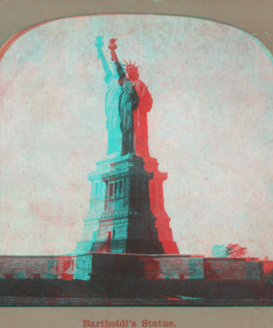 Bartholdi's statue [the Statue of Liberty]. 1865?-1910?