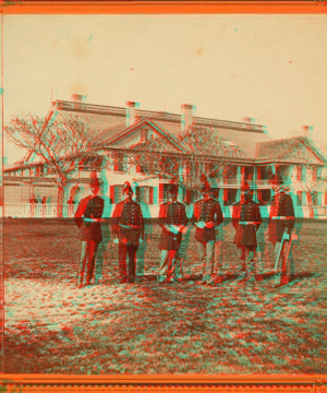 United States Barracks, at St. Augustine, Florida, Formerly the Old Spanish Convent. 1865?-1905? [ca. 1885]