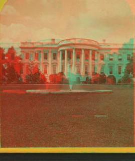 [View of the White House.] 1870-1899 1870?-1899?