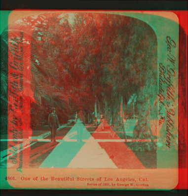 One of the beautiful streets of Los Angeles, Cal. 1903 1870?-1909?