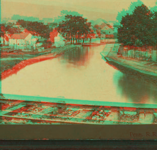 Canal at Lewistown. 1860?-1900?