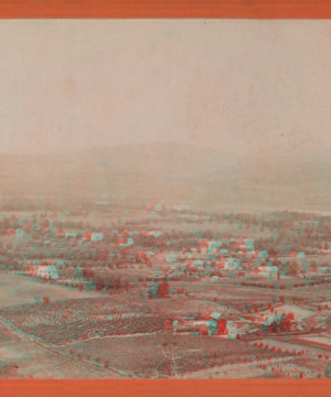 Bird's eye view of Cornwall, from Round Top. [1860?-1875?]