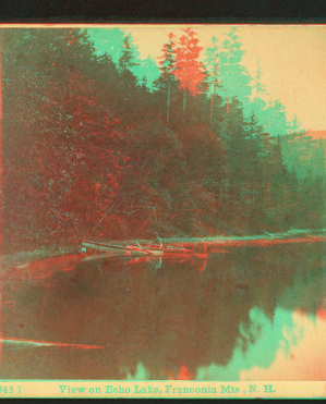 View on Echo Lake, Franconia Mts. N.H. [ca. 1860] 1858?-1890?