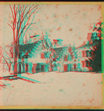 Sunny Side, The Home of Washington Irving. [Winter.] [1860?-1875?]