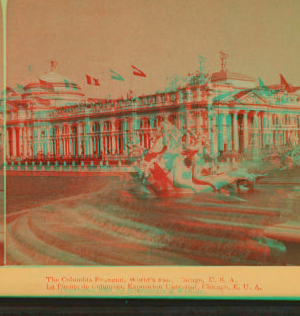 The Columbia Fountain, World's Fair, Chicago, U.S.A. 1893