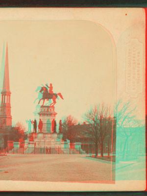 Washington's monument at Richmond, Va. 1863?-1910?